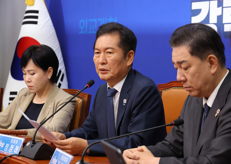 민주당 정청래 당 대표"싸움은 내가"...