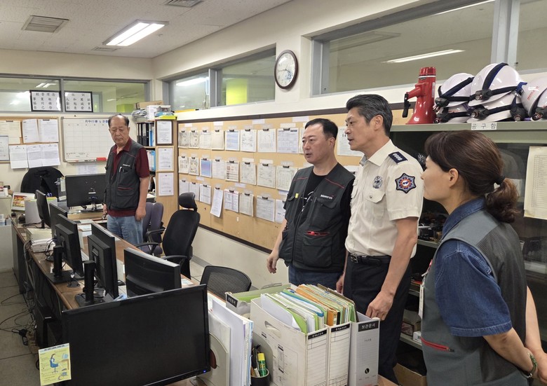 남부소방서, 명절 대비 대형 판매시설...