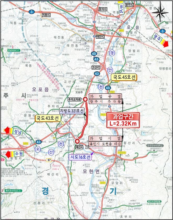 경기도, 지방도321호선 매산~일산간...