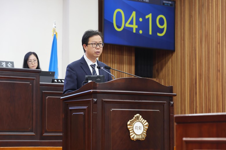 남동구의회 장덕수 의원,  노인일자리...