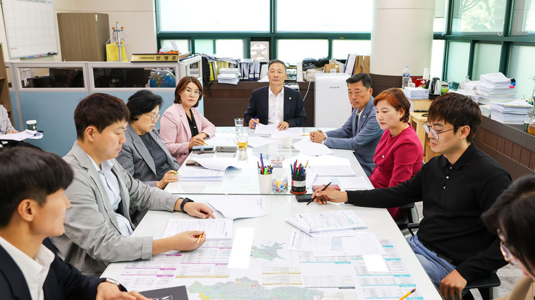 안산시의회 3개 상임위, 市와 간담회...