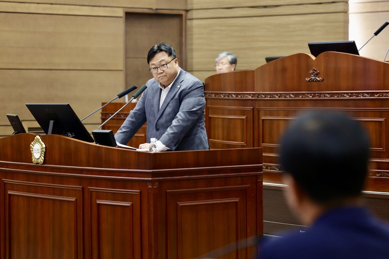 천안시의회 박종갑 의원,  책임 행정...