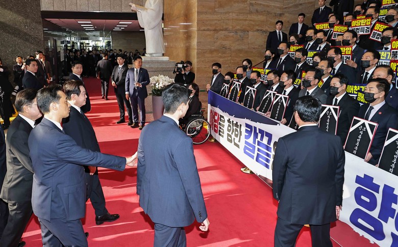 국민의힘, 추경호 영장에 시정연설 불...