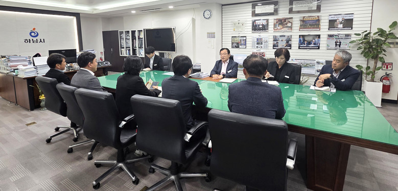 하남시의회, 하남시장 면담…“예산 심...
