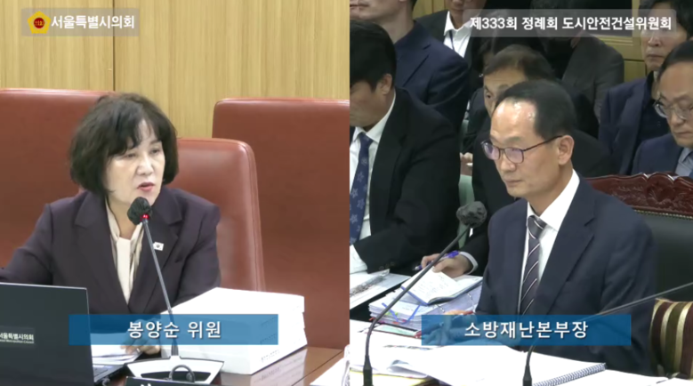 봉양순 시의원, “리튬 배터리 화재...