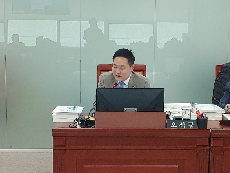 오석규 도의원, 경기도 문화정책 단위...