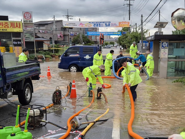 전남 상습침수 7개 지구 하수도정비 ...