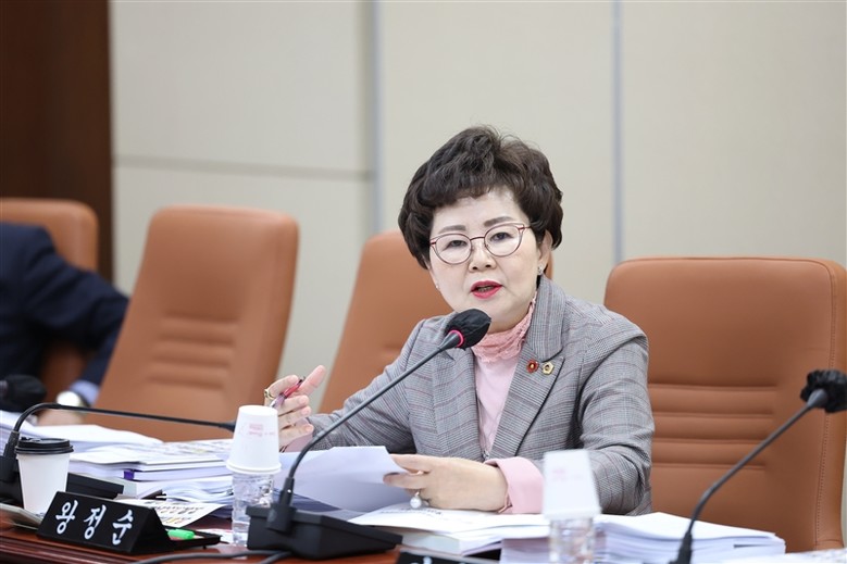 왕정순 시의원, 전통시장 화재보험 가...