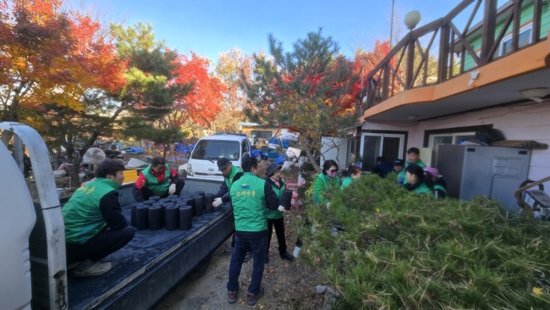 삼산면 남녀새마을지도자 협의회, 사랑...