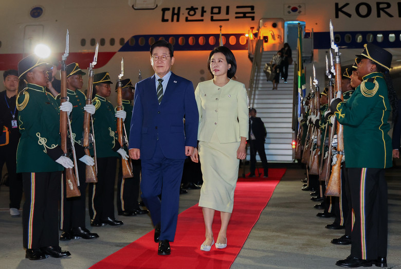 이재명 대통령 남아공 도착"G20 정...