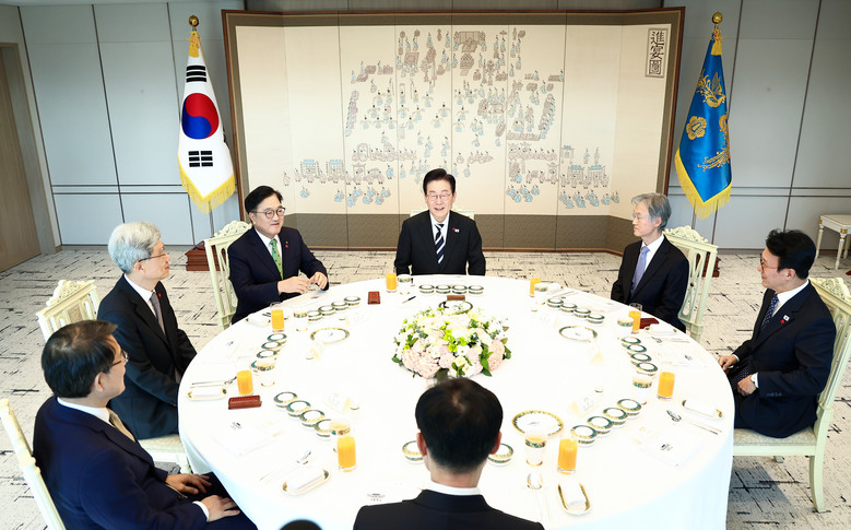 이재명 대통령, 조희대 등 5부요인 ...