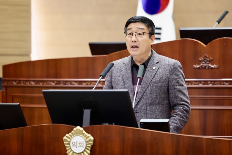 천안시의회 노종관 의원, 5분발언 통...