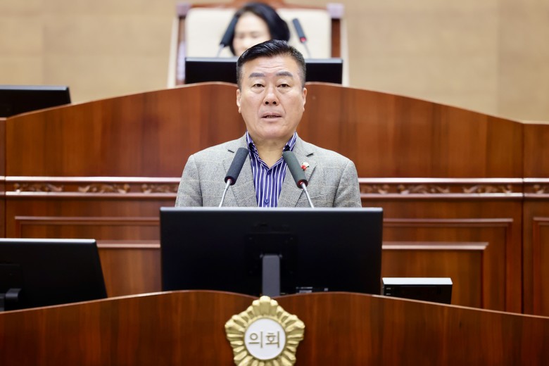 천안시의회 유영채 의원, 5분발언 통...