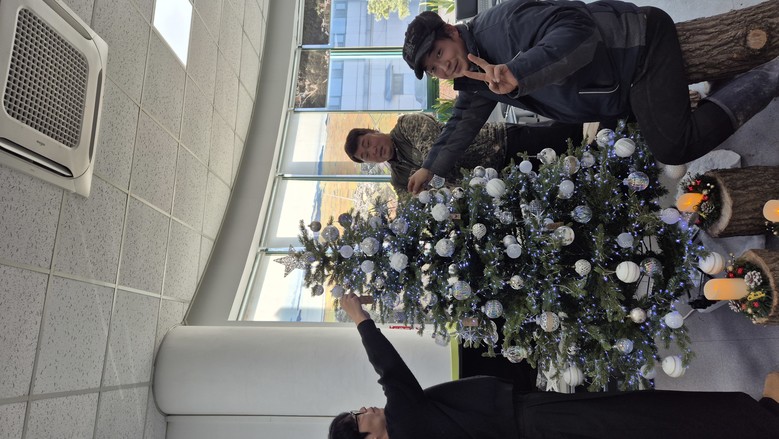 교동면, 크리스마스트리에 소원 걸어요...