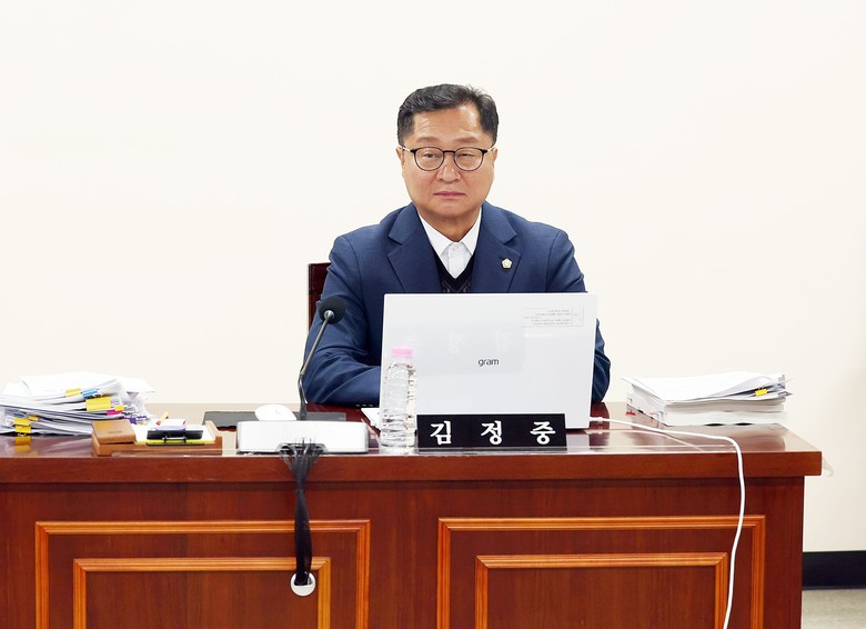 안양시의회 김정중 의원, 상권 침체...