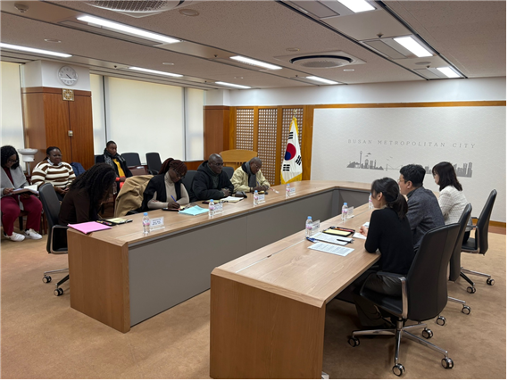 카메룬 국가항만청 대표단 부산시청 방...