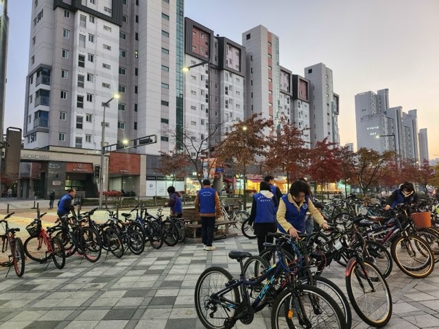 한국자유총연맹 보람동위원회, 자전거 ...