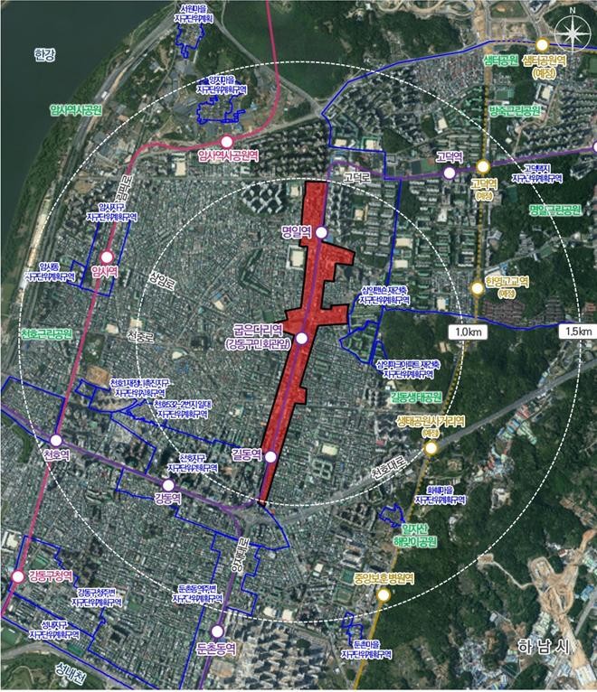 길동역 외 2개 역세권 지구단위계획구...