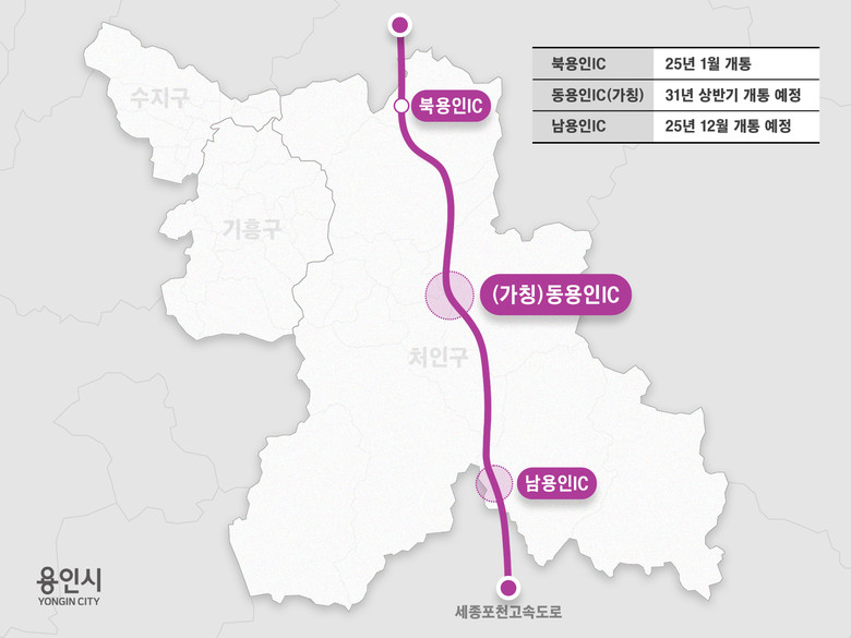 용인특례시, 세종포천고속도로 동용인I...