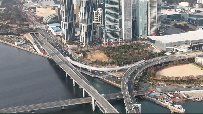 부산시, 「광안대교 접속도로 연결공사...