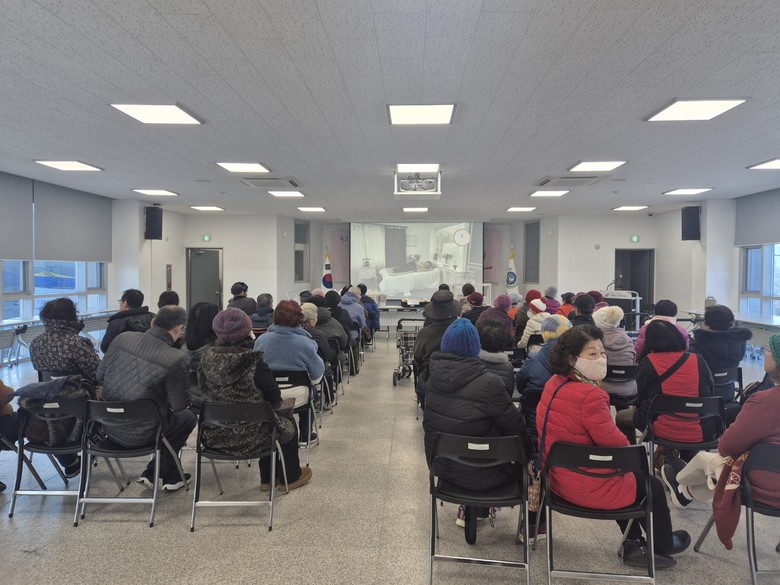 오학동지역사회보장협의체, 겨울철 노인...