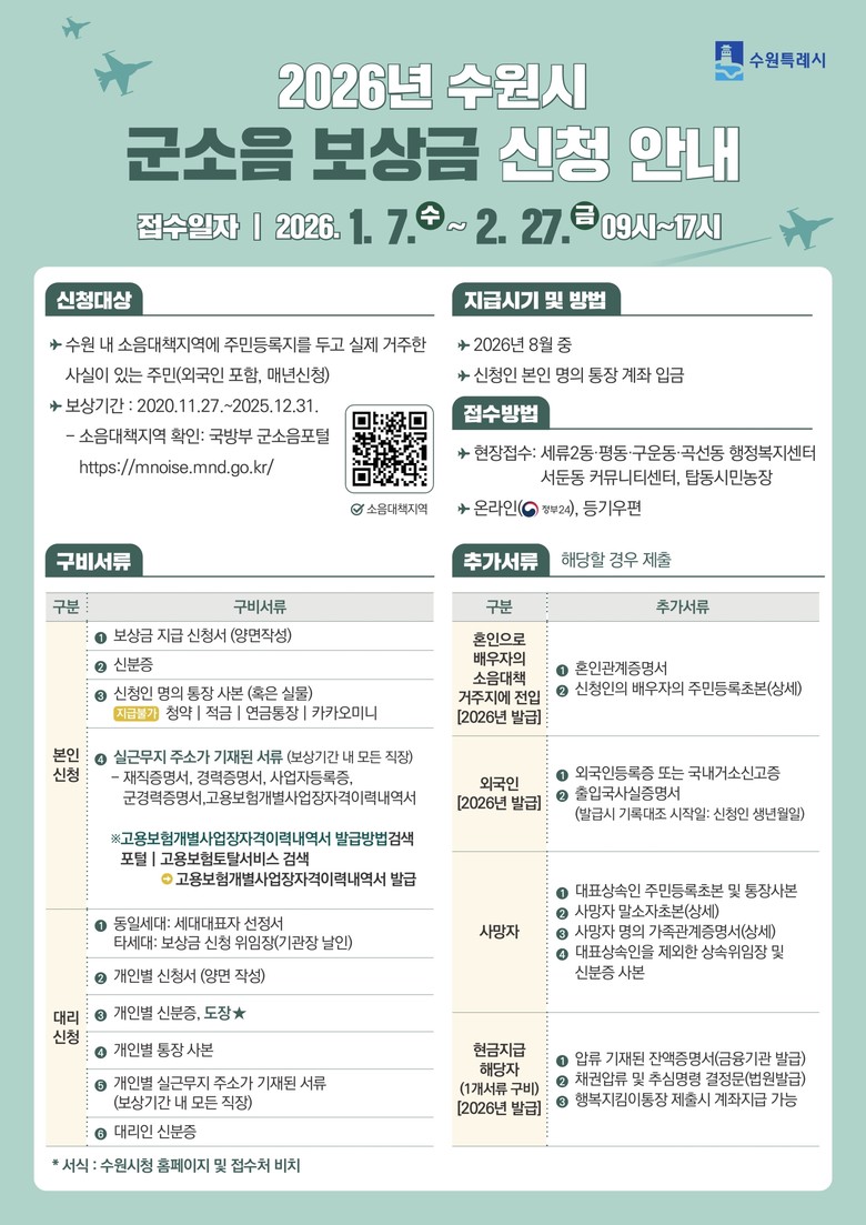 수원특례시, 2월 27일까지 ‘202...