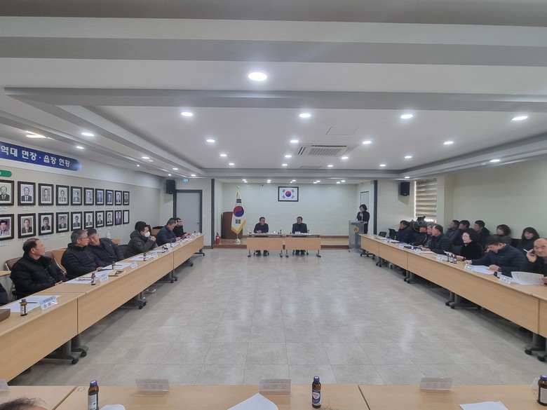 강화읍 이장단, 2026년 첫 이장 ...