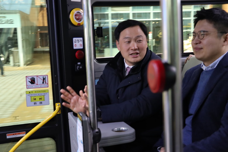 고준호 경기도의원, 판타G버스 시승…...