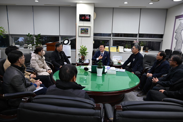 유의식 의장, 사회복지협의회와 소통 ...