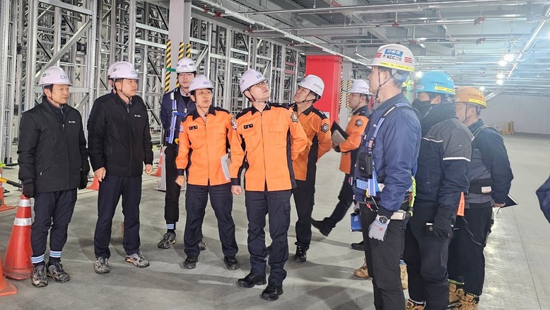 대형 물류센터 공사장 화재안전지도 실...