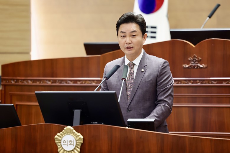 천안시의회 김철환 의원, 5분발언 통...